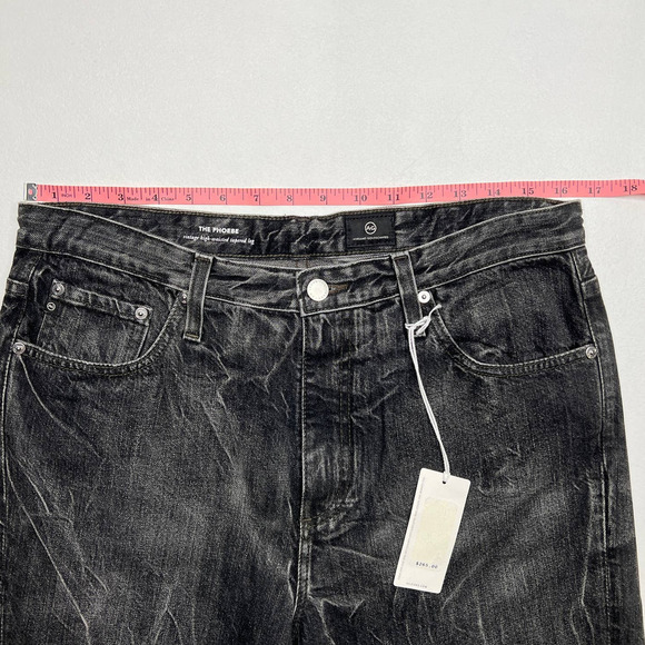 Adriano Goldschmied AG The Phoebe Jeans Vintage High Waist Tapered Leg Size 31 - Picture 12 of 12